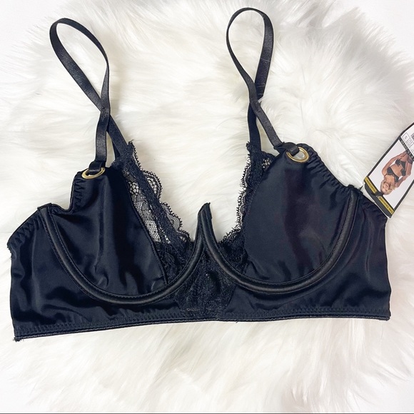 Oh La La Cheri Paris | Michella Bondage Bra Black - Picture 2 of 9